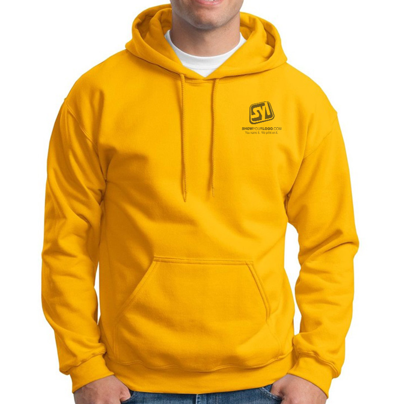 old gold gildan hoodie