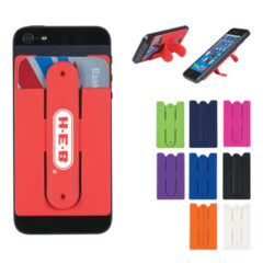 Silicone Phone Wallet with Stand - 257_group