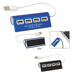 Aluminum Wave USB Hub – 4 Port - 2833_group