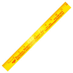 Fluorescent Wood Ruler – 12″ - 94412-neon-yellow_2