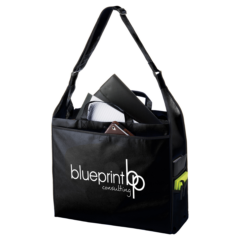 Non-Woven Essential Tote with Poly Board Insert - Non-Woven Essential Tote with Poly Board Insert 8211 Black