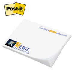 Post-it® Custom Printed Notes – 3″ x 4″ - Post-it Custom Printed Notes 8211 Sample