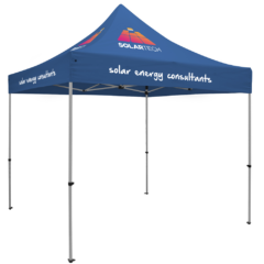 Premium 10′ Tent Kit (Four Location, Full-Color Imprints) - Premium 108242 Tent Kit Four Location Full-Color ImprintsCobalt