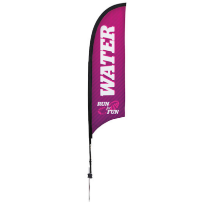 Premium 78242 Razor Sail Sign Kit Single-Sided with Ground Spike