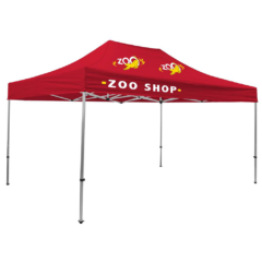 Premium Event Tent Kit – 10′ x 15′ (3 location, full color imprints) - PremiumEventTentKit10x153locationfullcolorimprintsCherry