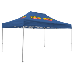 Premium Event Tent Kit – 10′ x 15′ (3 location, full color imprints) - PremiumEventTentKit10x153locationfullcolorimprintsCobalt