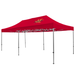 Premium Event Tent Kit – 10′ x 20′ (one location, full color imprint) - PremiumEventTentKit10x20one location full color imprintCherry