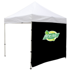 Tent Full Wall – Full Color Imprint – 8′ - Tent Full WallFullColorImprint8Black