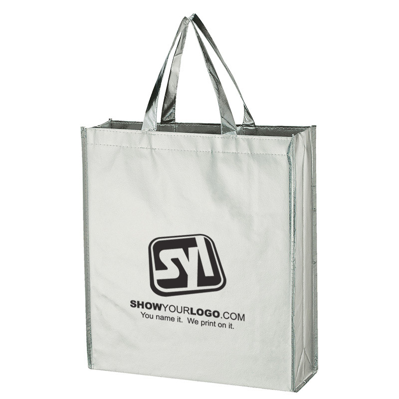 metallic non woven bags