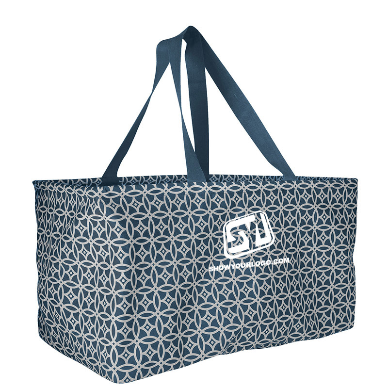 Large Printed Utility Tote Bag