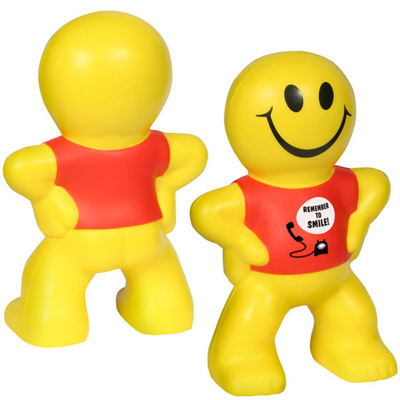 Customized Captain Smiley Stress Balls