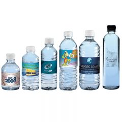 Bottled Water with Custom Printed Label