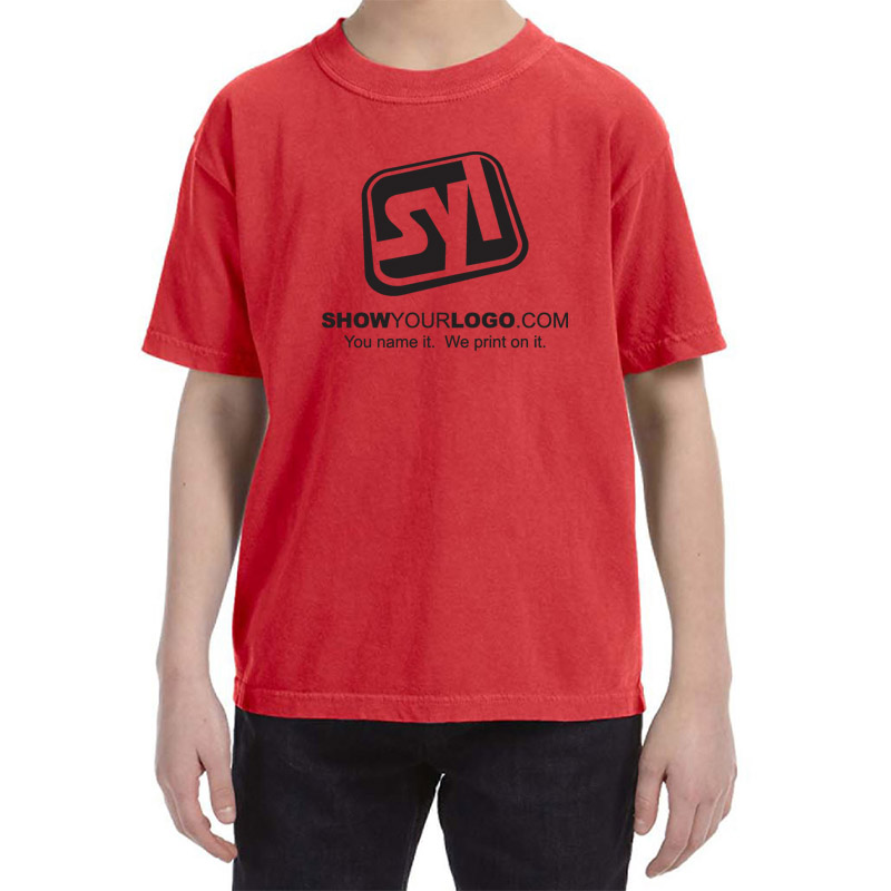 red youth shirt