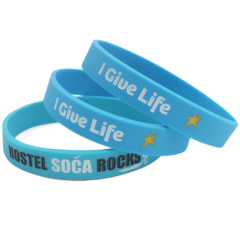 Color Filled Silicone Wristband Bracelet - colorfillwristband3