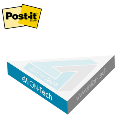 Post-it Custom Printed Notes Cube  Triangle Slim Cube