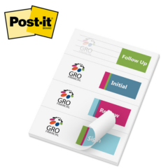 Post-it® Notes Custom Printed Page Markers - Post-it Notes Custom Printed Page Markers 8211 full color