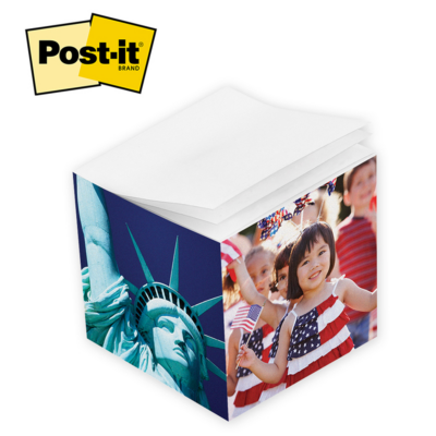 Post-it Custom Printed Notes Cube 8211 275in 8211 full color sides