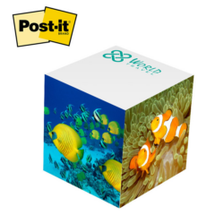 Post-it® Custom Printed Notes Cube – 3-3/8″ - Post-it Custom Printed Notes Cube 8211 3-3-8in 8211 full color sides