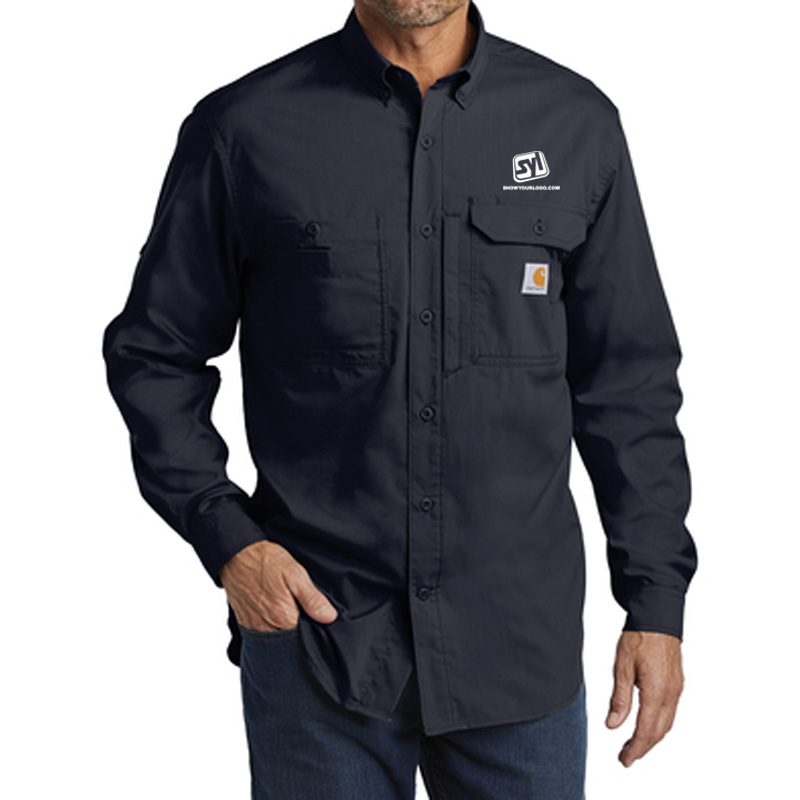 Carhartt Force ® Ridgefield Solid Long Sleeve Shirt - Show Your Logo