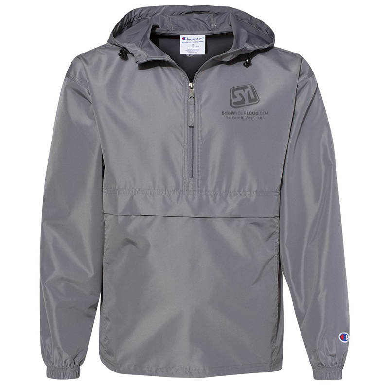 Champion Packable Quarter-Zip Jacket - Show Your Logo