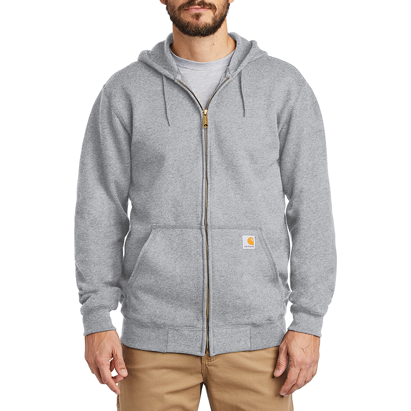 Carhartt® Midweight Hooded Zip-Front Sweatshirt - Show Your Logo