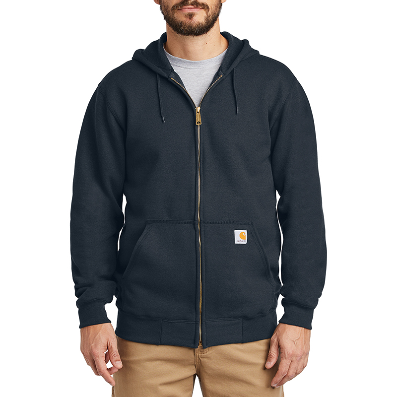 Carhartt® Midweight Hooded Zip-Front Sweatshirt - Show Your Logo