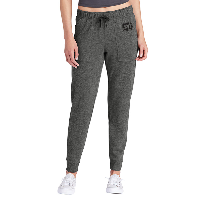 Sport-Tek ® Ladies PosiCharge ® Tri-Blend Wicking Fleece Jogger - Show ...