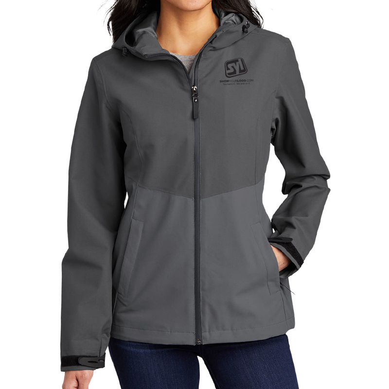 Port Authority ® Ladies Tech Rain Jacket Brand Logo - Show Your Logo