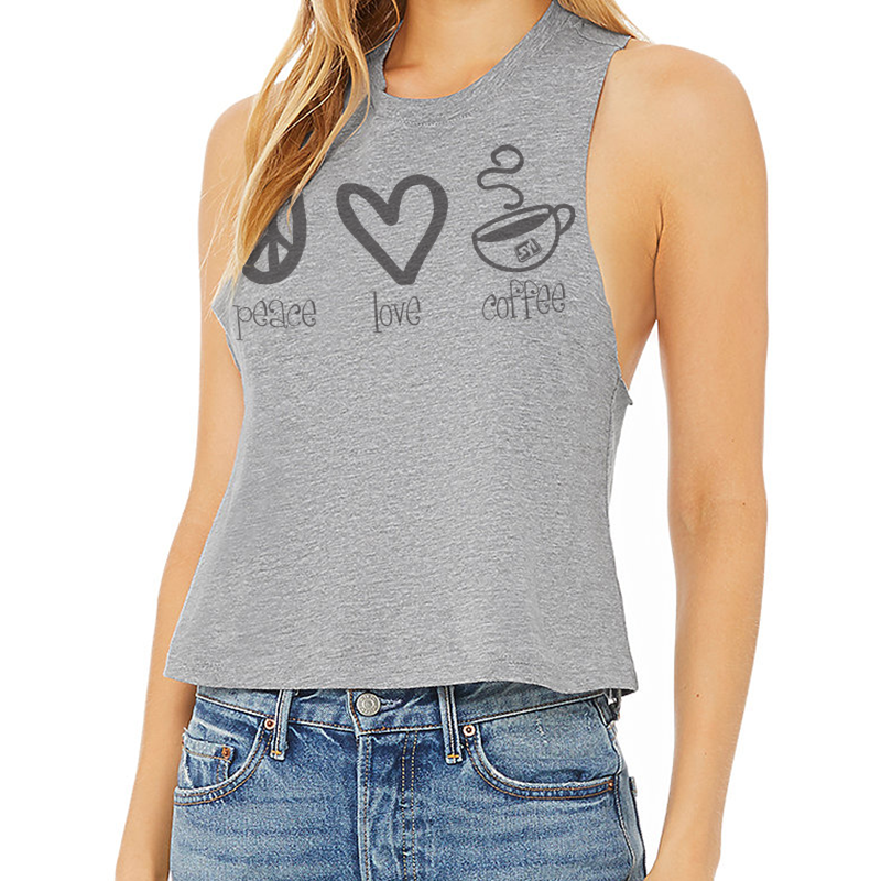 Download Bella + Canvas Women's Racerback Cropped Tank - Show Your Logo