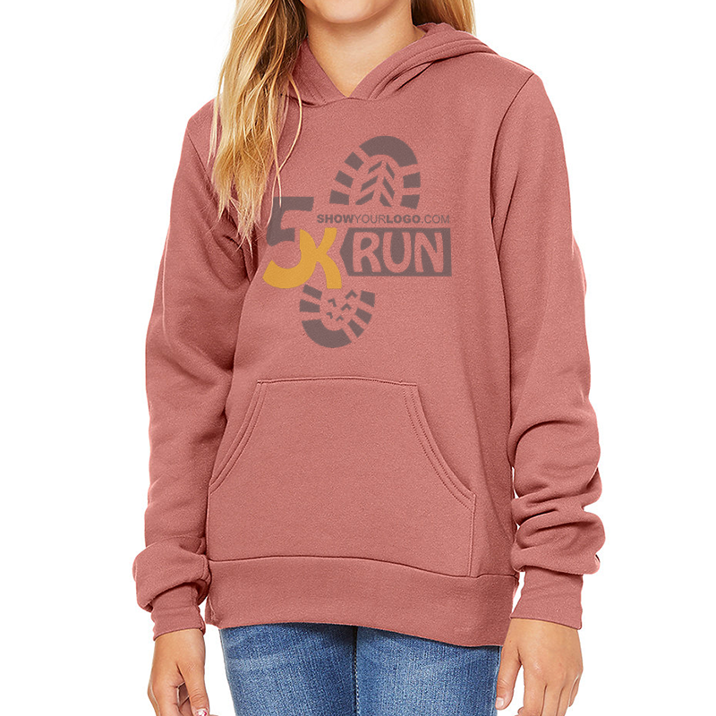 Download Bella + Canvas Youth Sponge Fleece Hoodie - Show Your Logo