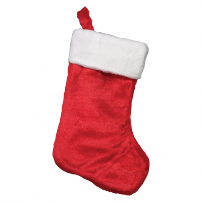 Plush Christmas Stocking 8211 Red