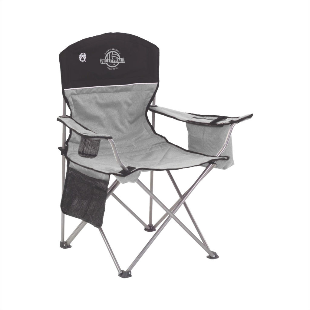 coleman chair with cooler