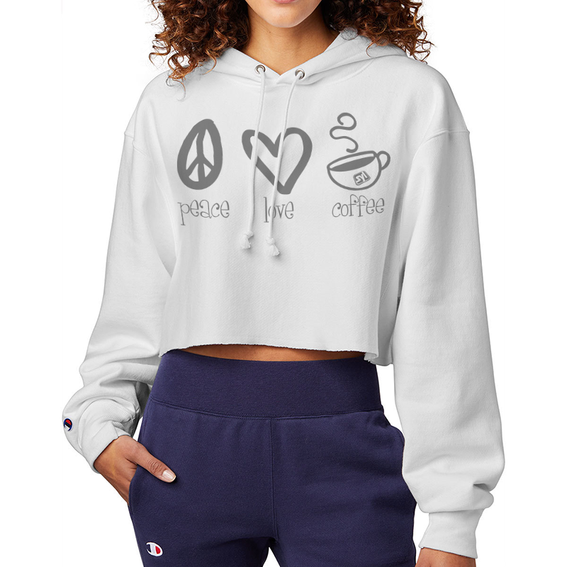 women's champion crop top sweatshirt