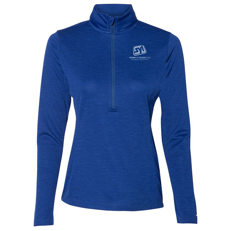 Russell Athletic - Women's Striated Quarter-Zip Pullover - Show Your Logo