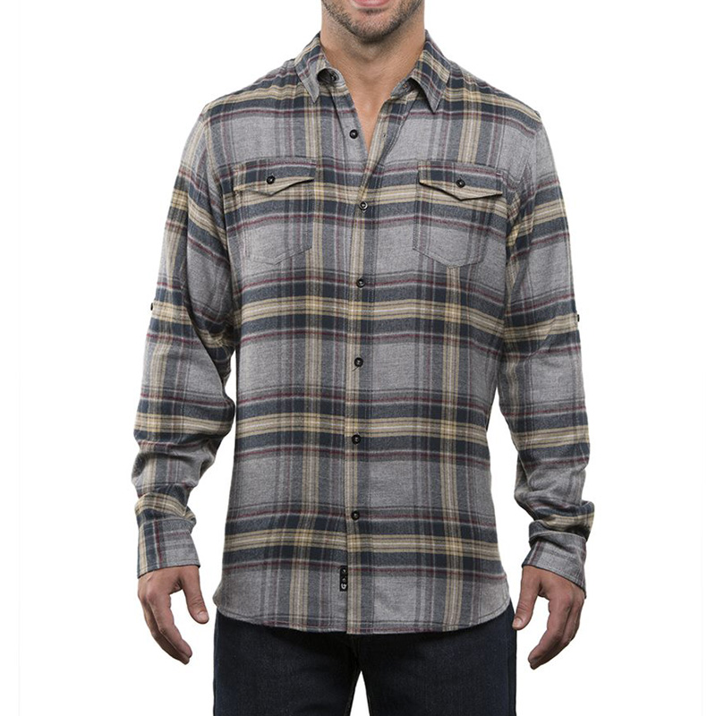 dyed flannel shirt