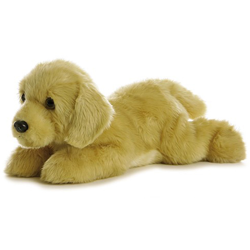 stuffed golden lab