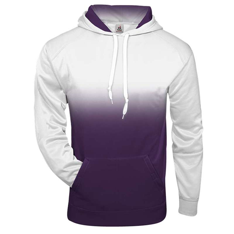 Badger Ombre Hooded Sweatshirt - Show Your Logo