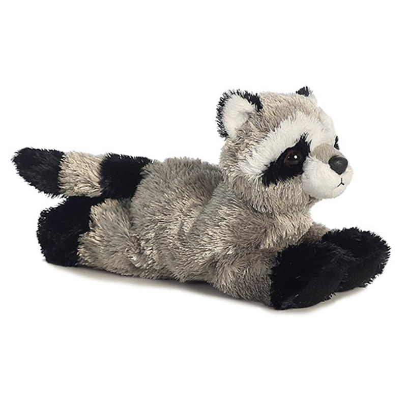 large stuffed raccoon