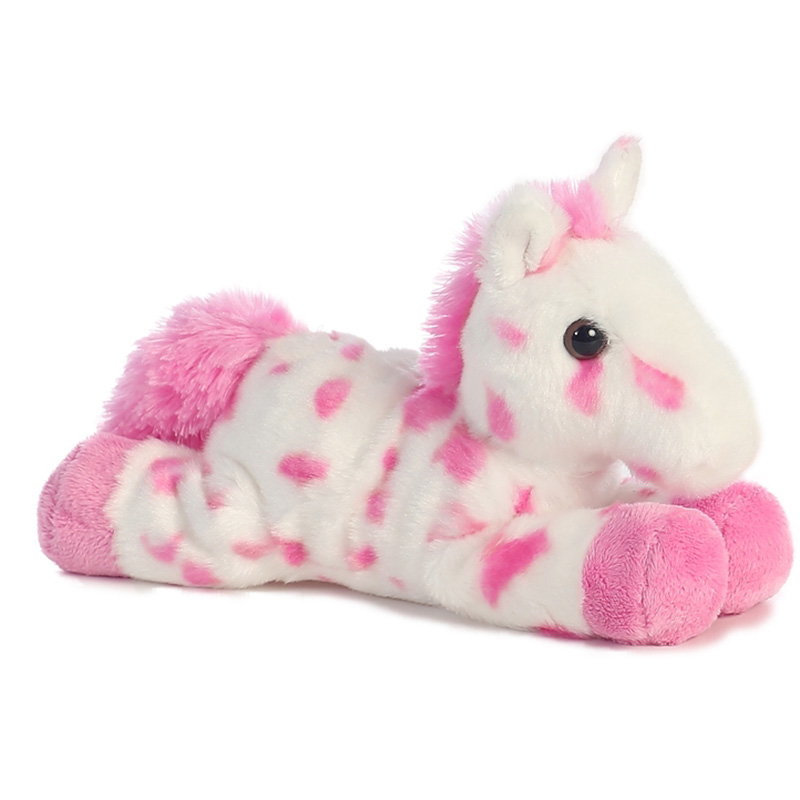 white horse plush toy