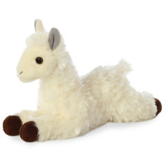 llama plush white