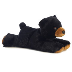 realistic black bear plush