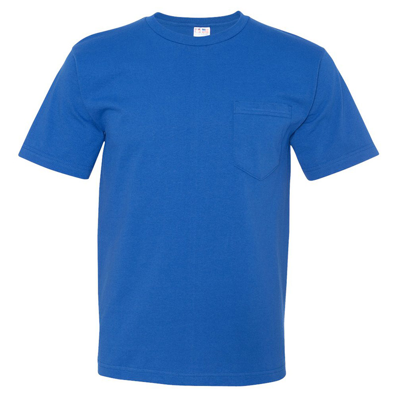 Bayside USA Made Short Sleeve T-Shirt with Pocket - Show Your Logo