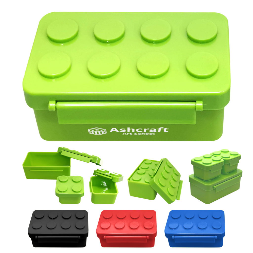 Building Blocks Stackable Lunch Containers - Show Your Logo