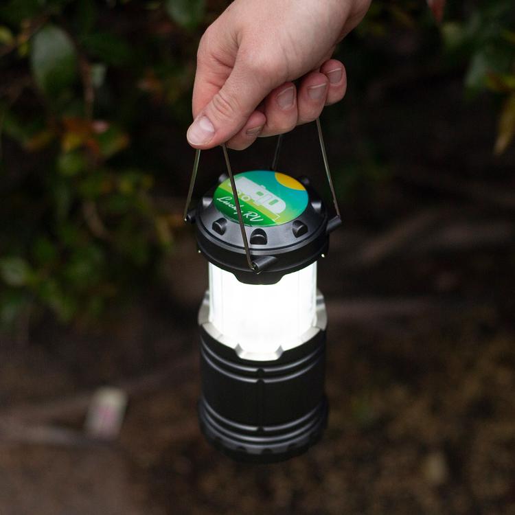 Download Lumens 2-in-1 Pop Up LED Flame Lantern - Show Your Logo