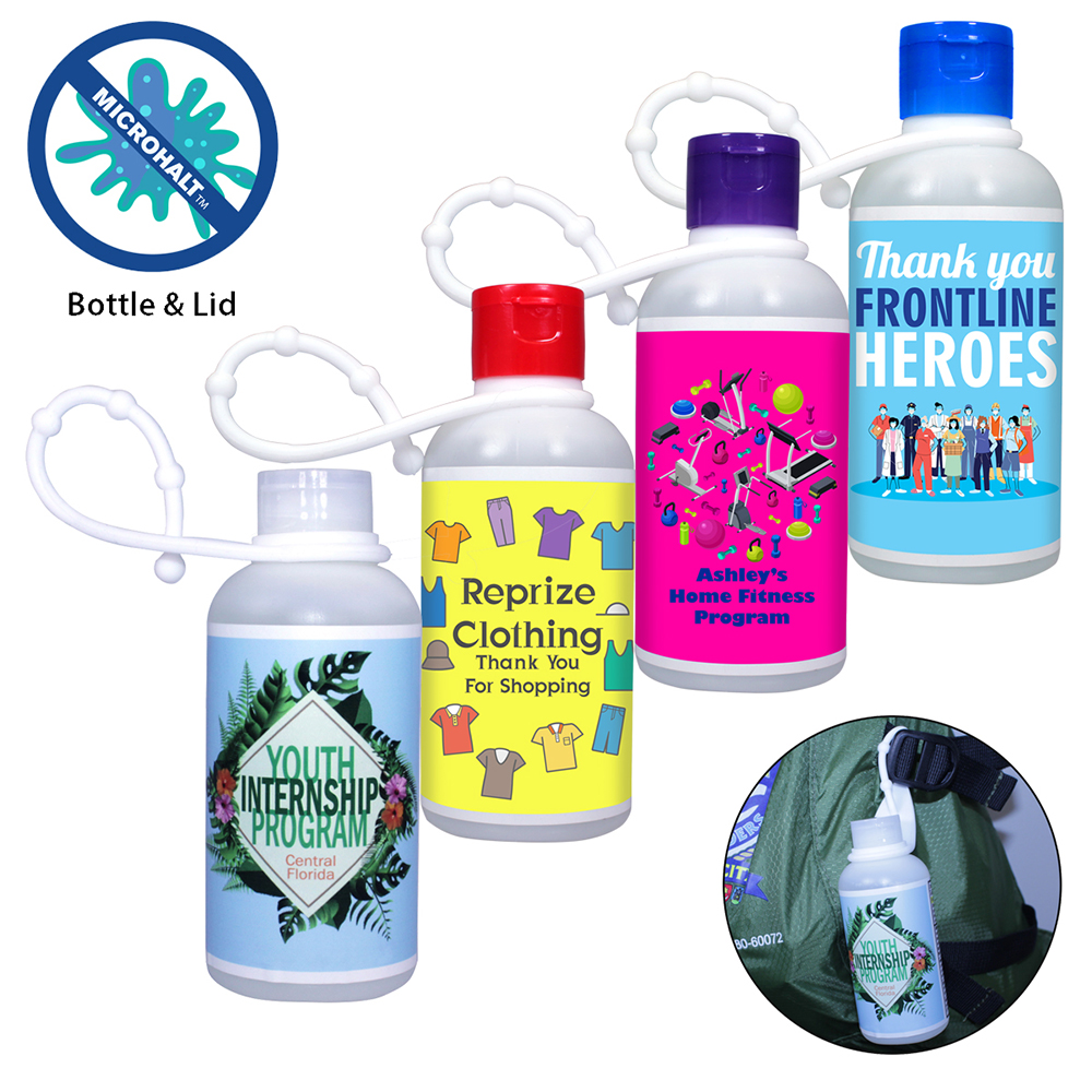 Gel Hand Sanitizer with Lanyard – 3 oz - 80-43971-frosted_10