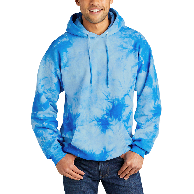Port & Company® Crystal Tie-Dye Pullover Hoodie - Show Your Logo