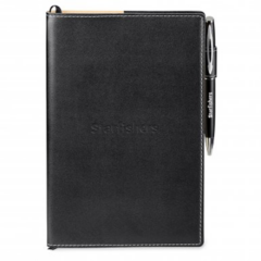 Bradford Refillable Journal with Pen – 8″ x 5″ - bradfordblack