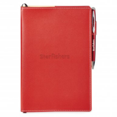 Bradford Refillable Journal with Pen – 8″ x 5″ - bradfordred