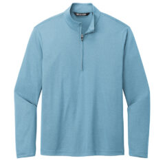 TravisMathew Coto Performance 1/4-Zip - TM1MY397_brilliantblueheather_flat_front