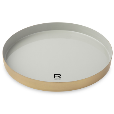 Be Home Luxe Round Enamel Tray